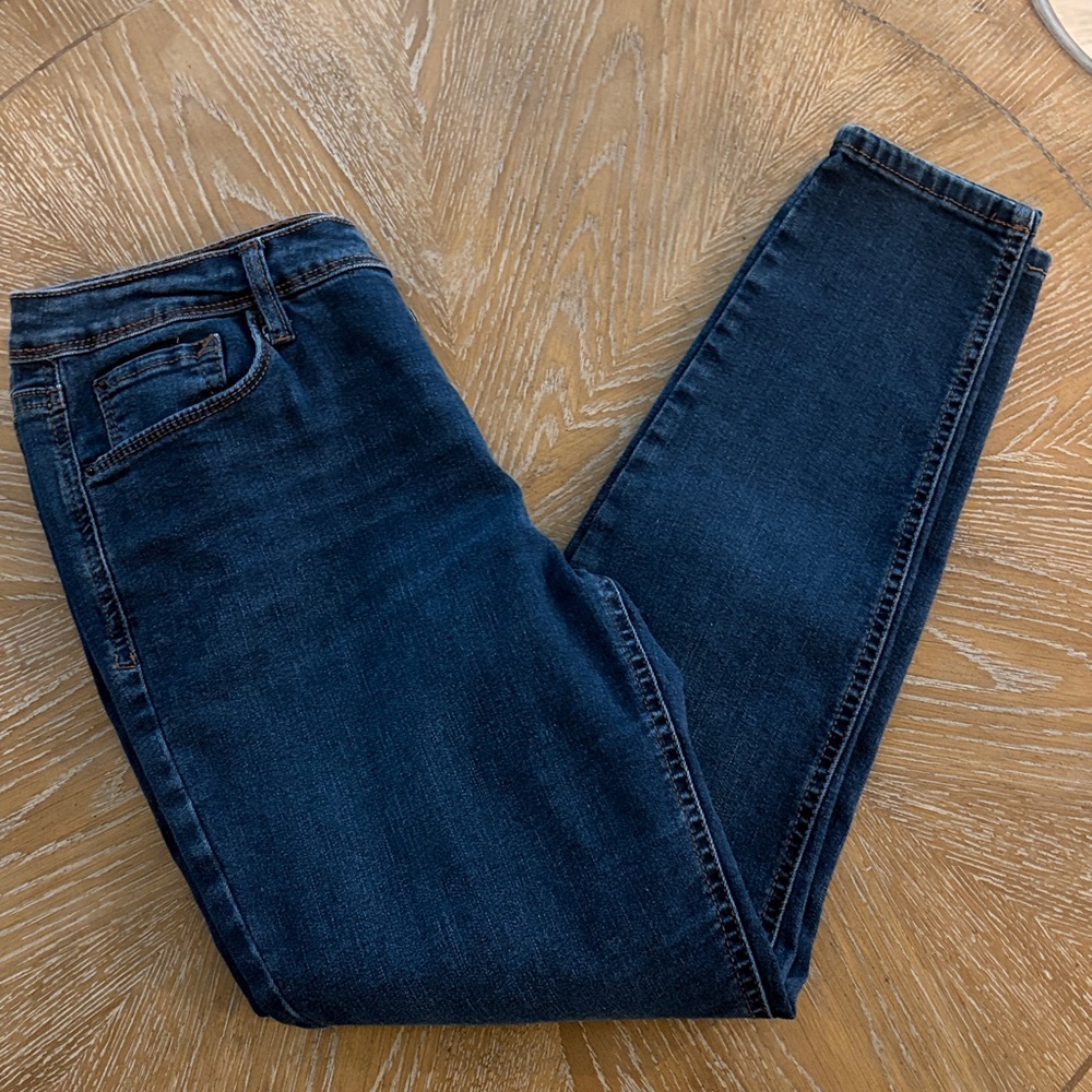 Kensie Effortless Ankle Dark Wash Mid Rise Skinny Jeans 10/30 - Picture 9 of 11